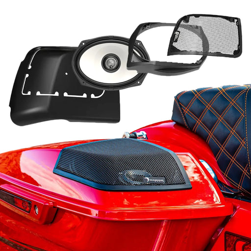 Diamond Audio 6x9 Saddlebag 2-Way RGB Installation Kit | '14 - '23 Harley-Davidson® Touring