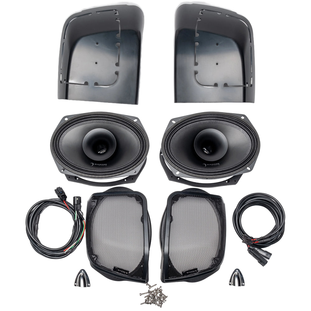 Diamond Audio Saddlebag Horn 6x9 Speaker Installation Guide | 2014+ Touring