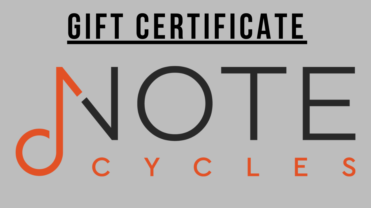 The Note Cycles Gift Card