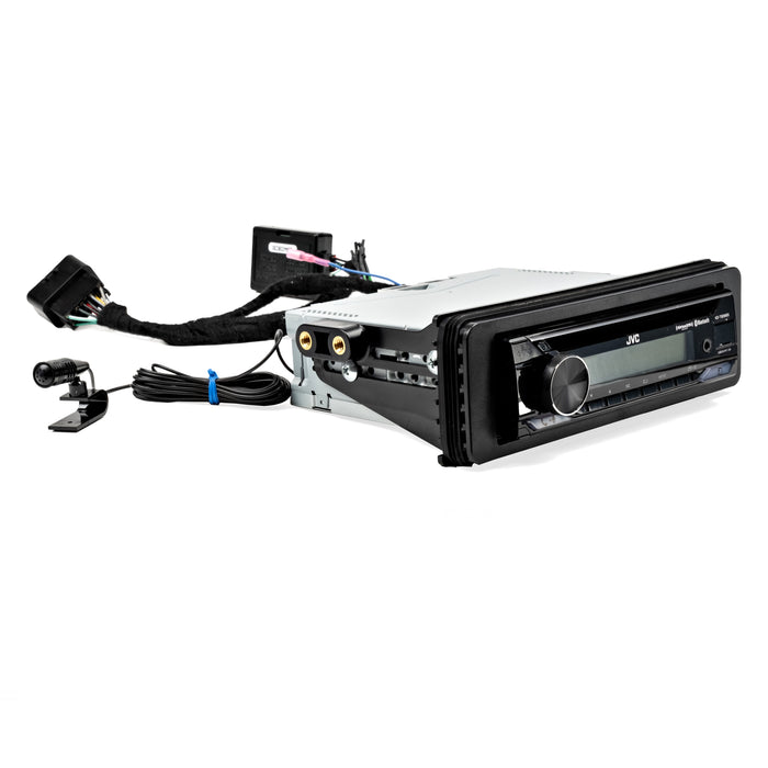 JVC KD-T92MBS Plug & Play Bundle (Marine CD Player) | 1999 - 2013 Harley-Davidson