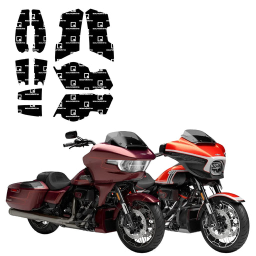Soundskins Pro Cut Sound Deadening Saddlebag Kit | '14 - '23 Touring