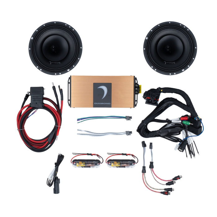 Diamond Audio Stage II Bundle | 2014+ Harley-Davidson Touring