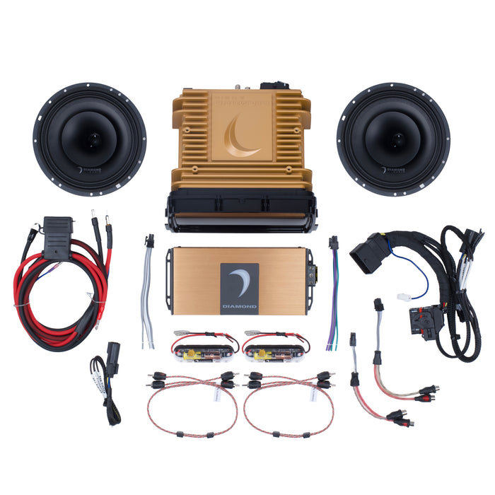 Diamond Audio Head Unit & Stage II Bundle | 2014+ Harley-Davidson Touring