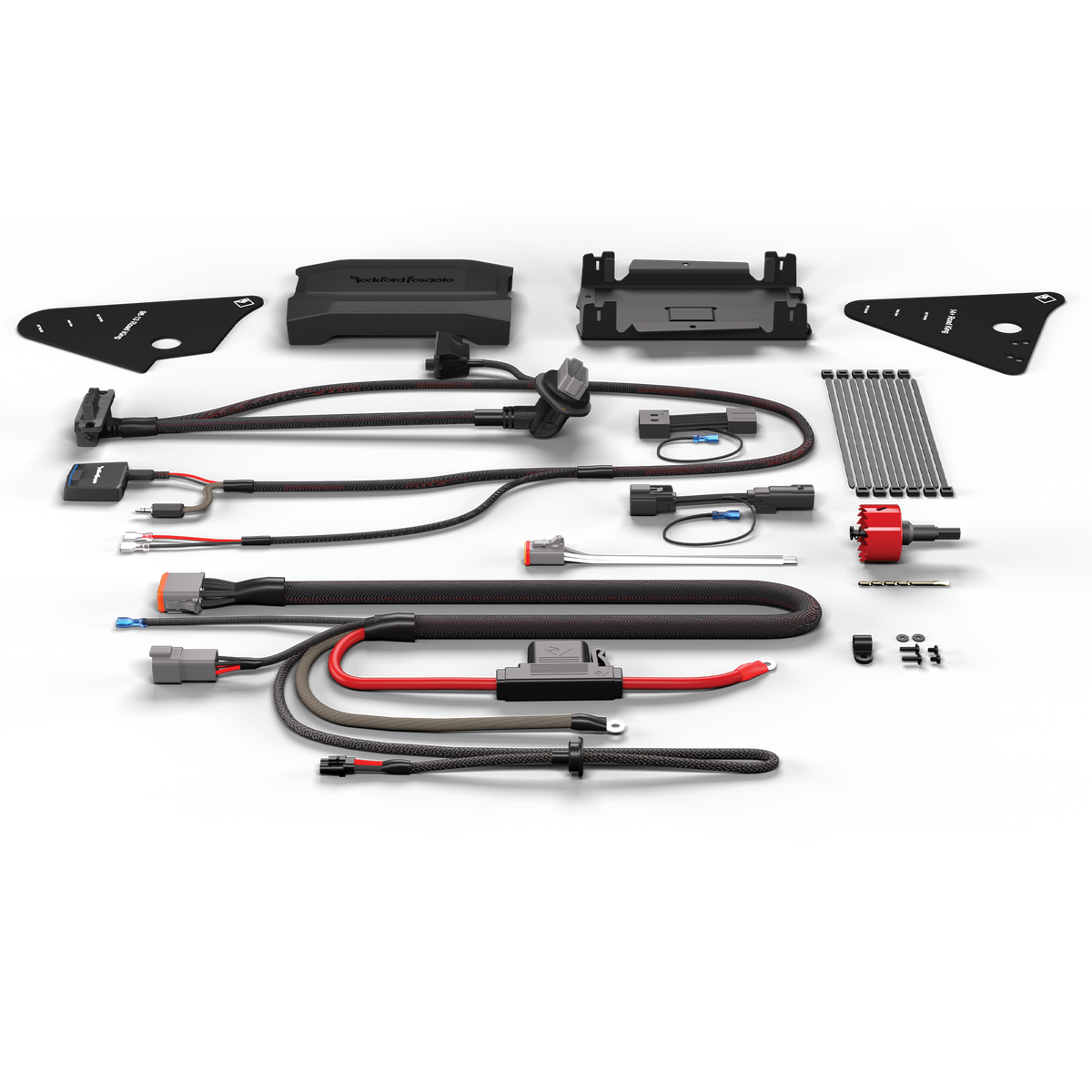 Rockford Fosgate Canada 4 AWG AMP KIT FOR SELECT MAVERICK X3 MODELS Harley Davidson CAD$579.99 main image 0