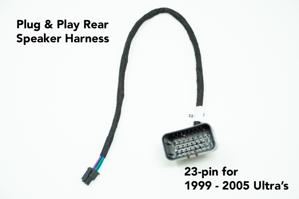 Sony XAV/DSX/MEX Plug & Play Wiring Harness & Module | 1999 - 2013 Harley-Davidson